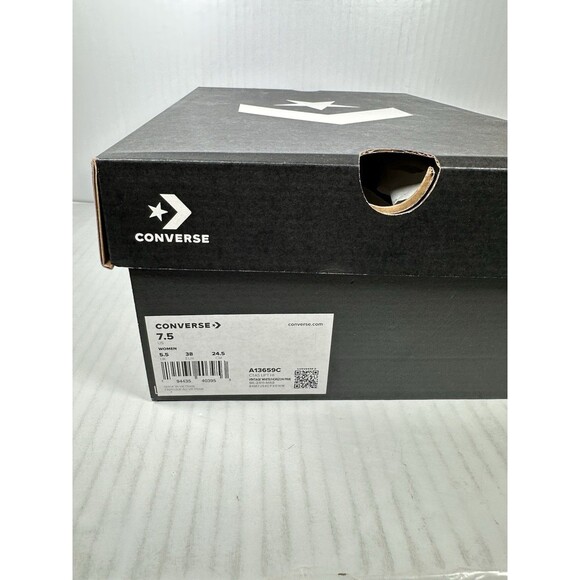 Sz 7.5W Converse Chuck Taylor All Star Hi Lift Floral Embroidery White Platform - Picture 9 of 9